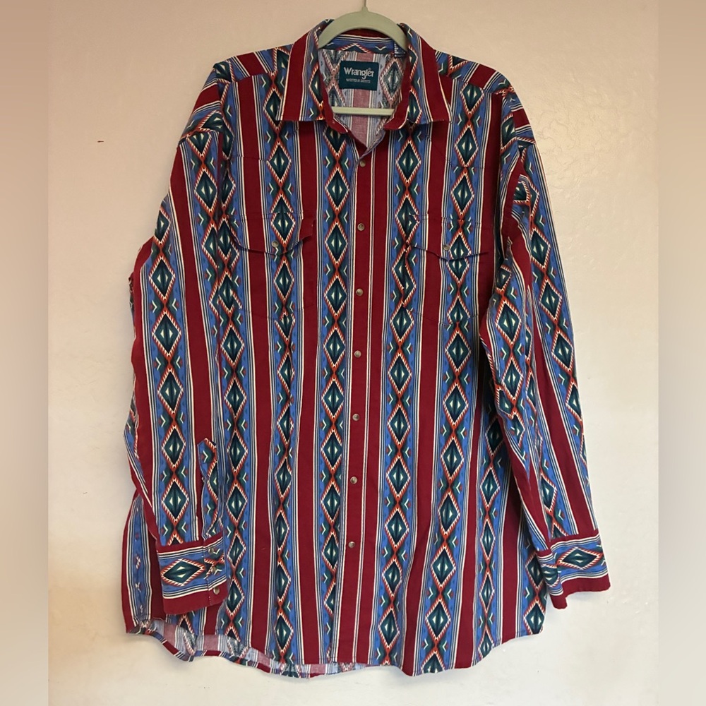Wrangler Checotah Western Shirt 2XL